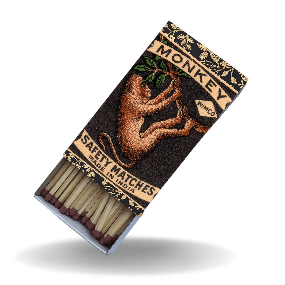 Safety Match Box - The Monkey - Hannah Claire Creations