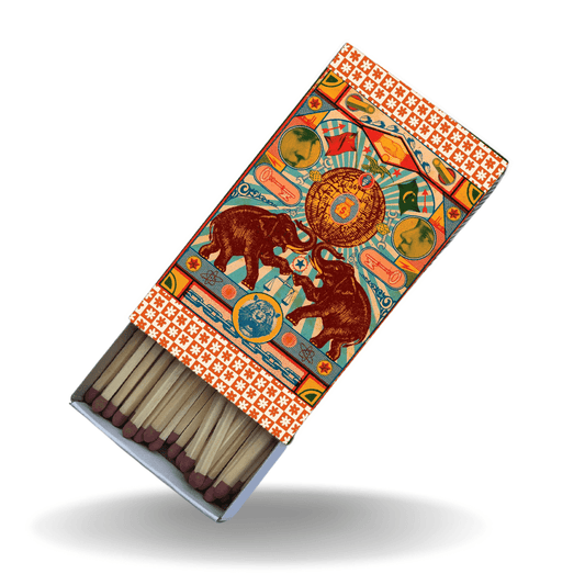 Safety Match Box - The Elephants - Hannah Claire Creations